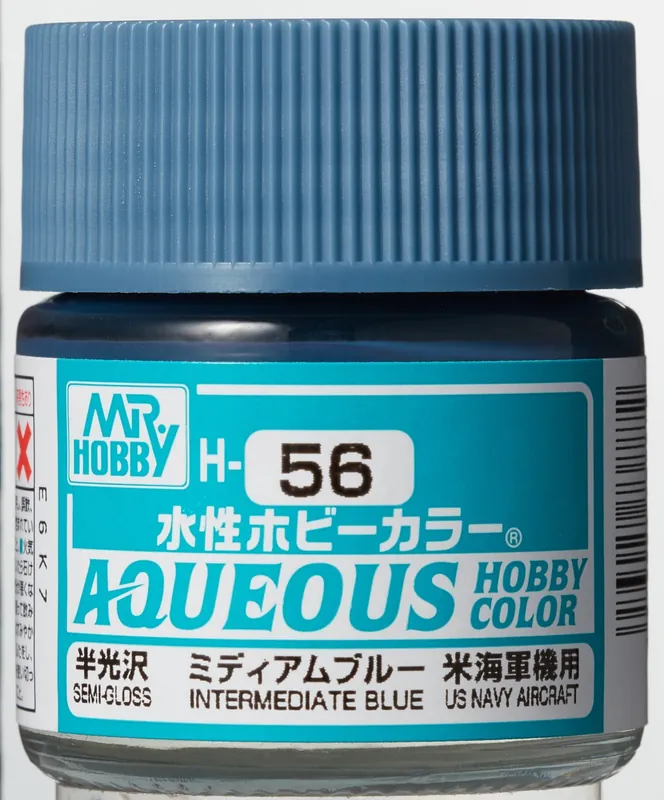 Mr. Aqueous Hobby Color - Intermediate Blue - H56 - Mittelblau - Preisnachlass