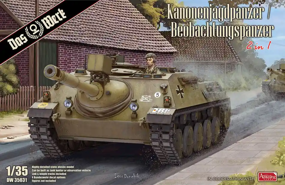 Reduziert - Kanonenjagdpanzer / Beobachtungspanzer (2 in 1)