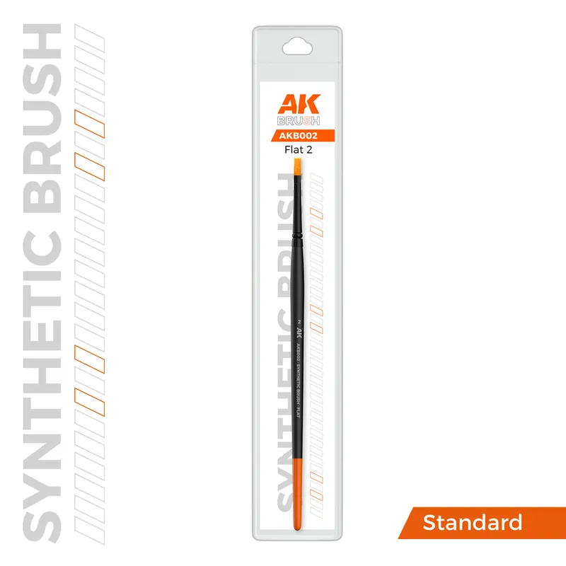 Versandbereit - AK Synthetic Brush – Flat 2