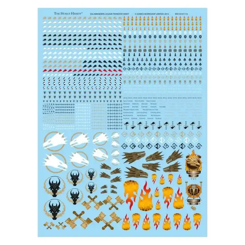 Einfach bestellen | Salamanders Legion Decals