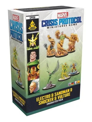 Marvel Crisis Protocol - Electro, Sandman, Shocker & Vulture - Multilingual - Vorteilspreis