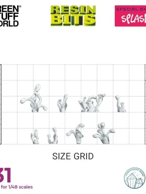 Green Stuff World - 3D printed set - Splash Effect | Schnell zugreifen