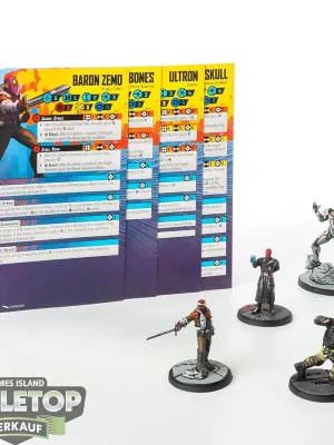 Sparangebot - Marvel Crisis Protocol - 4 Cabal Affiliation Pack - bemalt