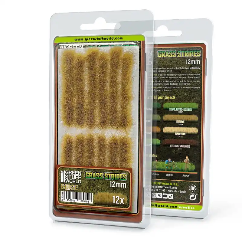 Green Stuff World - Grass Strips 12 mm - Beige | Expressversand